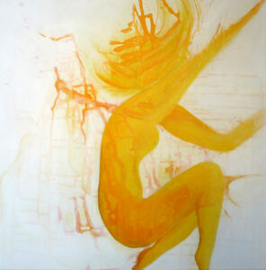 Judith-Zila-Kunst-Kunsttherapie-Galerie-2011-la-partenza-60x60-Acryl