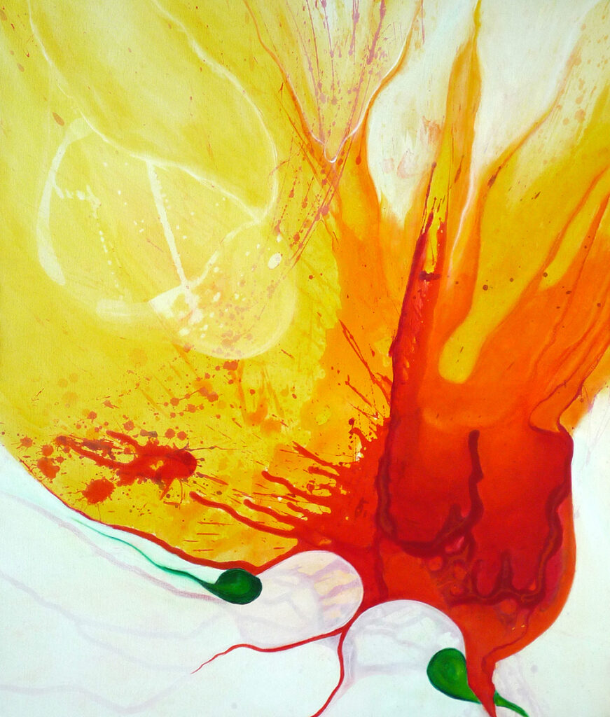 Judith-Zila-Kunst-Kunsttherapie-Galerie-2013-incoming-lines-50x60-Acryl