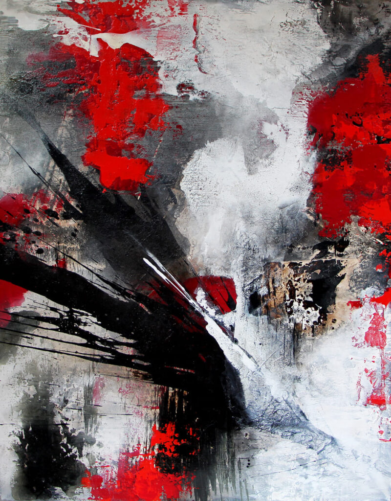 Judith-Zila-Kunst-Kunsttherapie-Galerie-2023-the-light-bringer-80x100-Acryl-Mischtechnik