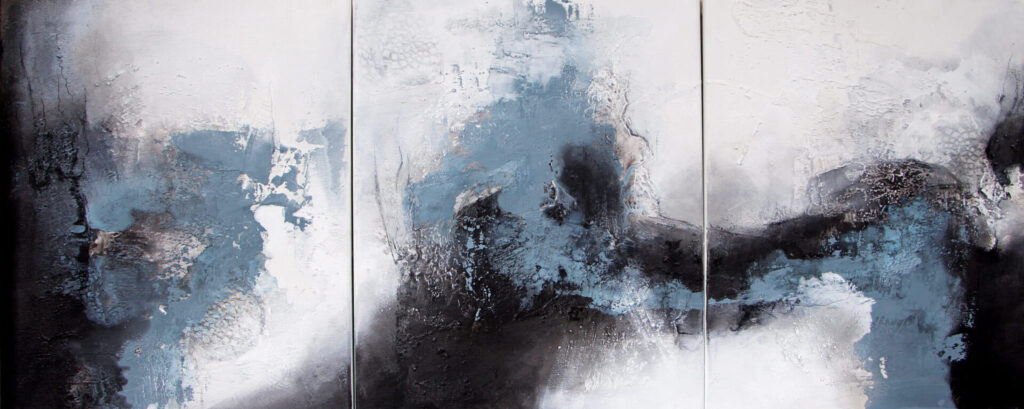 Judith-Zila-Kunst-Kunsttherapie-Galerie-2025-Inmitten-der-Übergänge-je-50x40-Acryl-Mischtechnik.